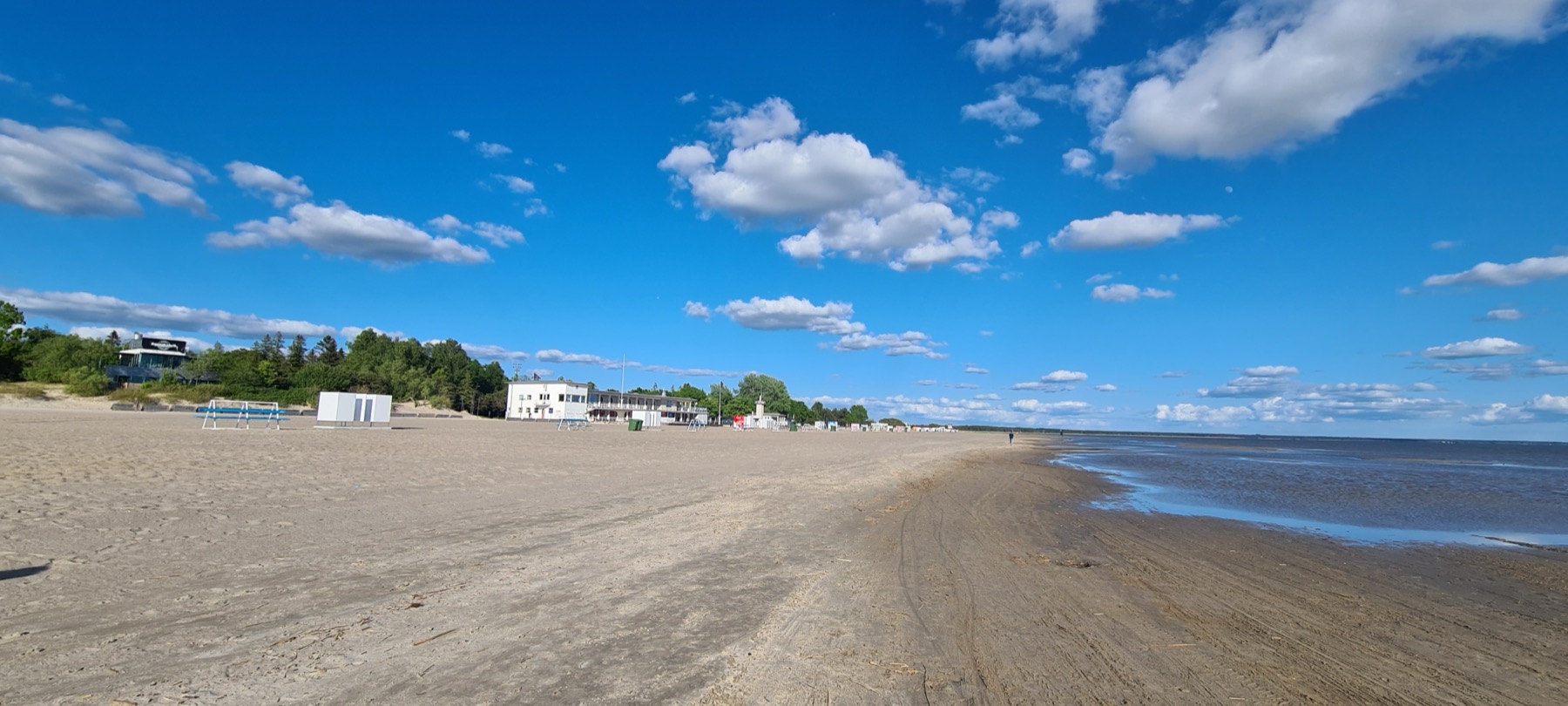 Pärnu beach on the Estonian coast