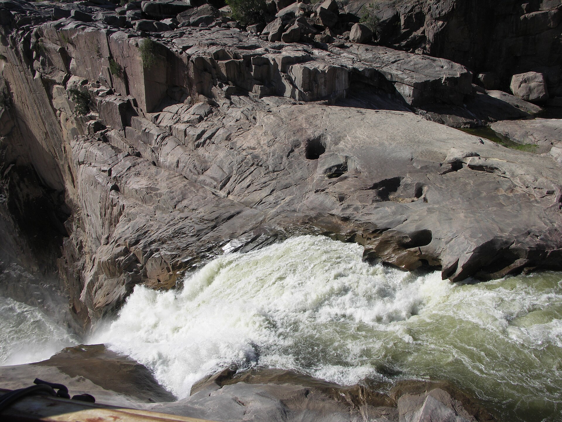 The Orange River plunging at Augrabies Falls