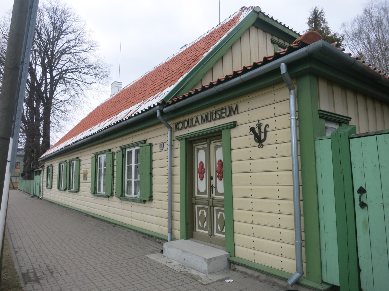 The historic Koidula Museum building in Pärnu