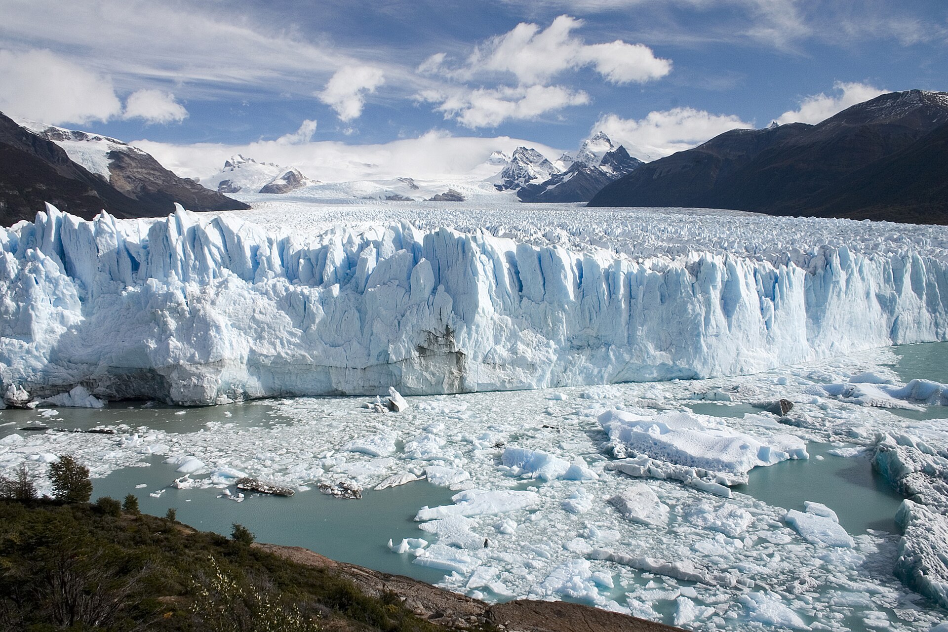 Perito Moreno Glacier above Lago Argentino