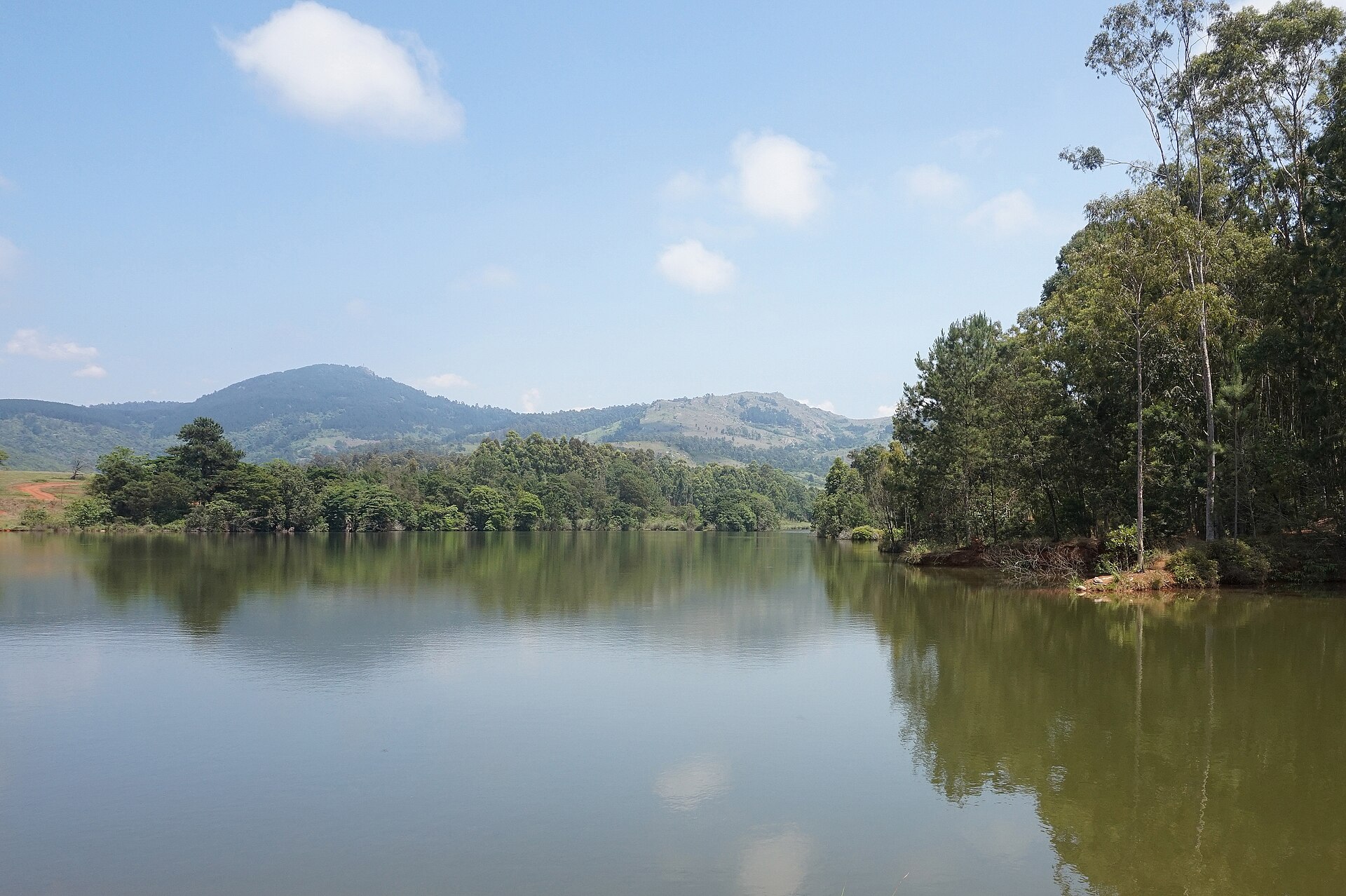 Green hills and cultural landscape in Eswatini