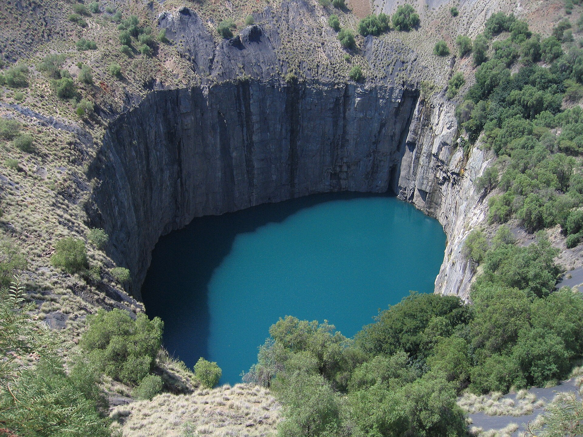 The Big Hole diamond mine in Kimberley
