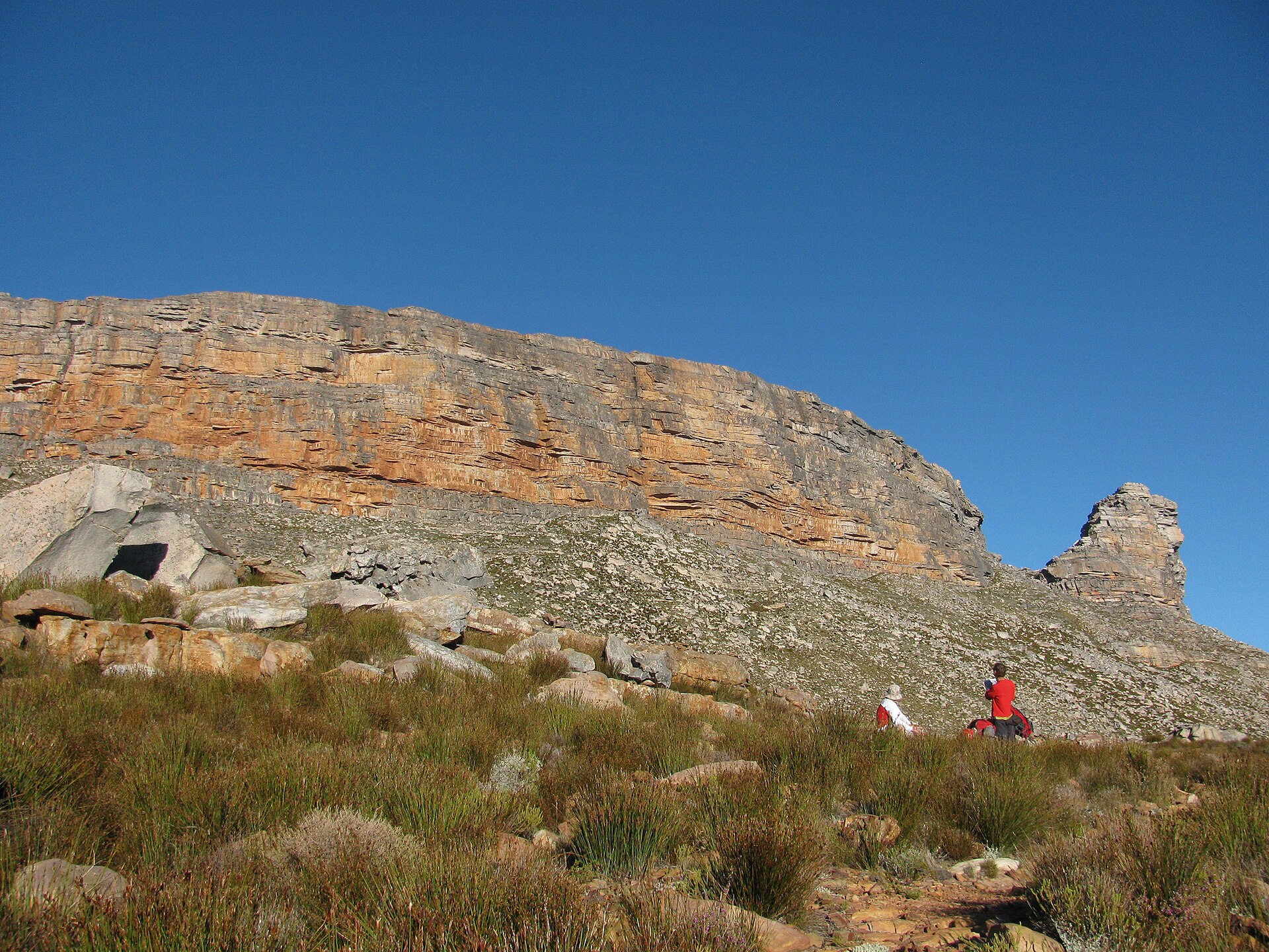 Wind-shaped sandstone in South Africa's Cederberg