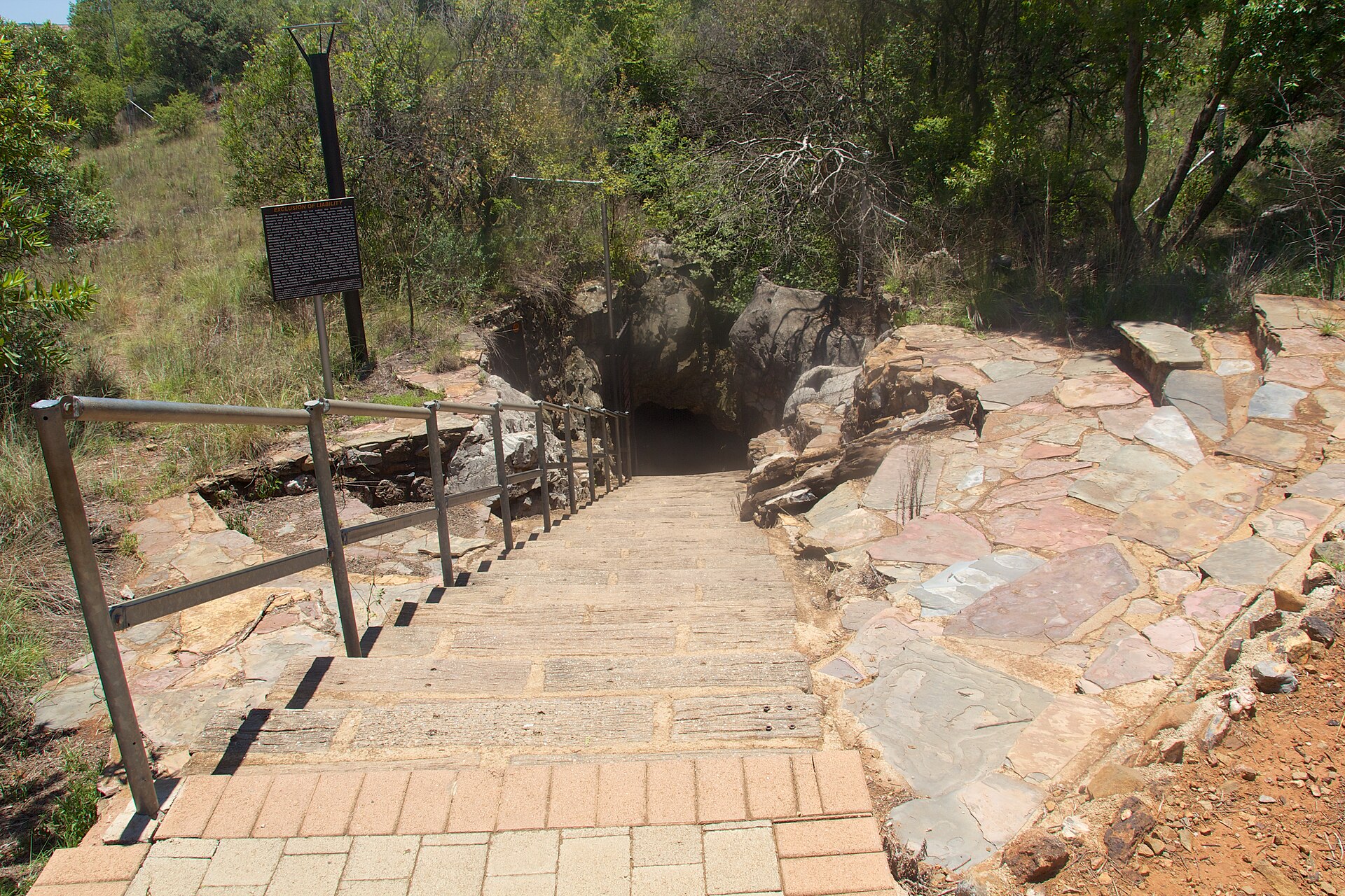Cave entrance in the Cradle of Humankind